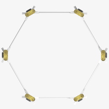 Cargar imagen en el visor de la galería, Qi Coil Matrix Hexagon Setup - (6 Stands)
