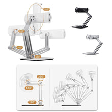 Load image into Gallery viewer, Adjustable Console Desk Stand
