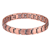 Lade das Bild in den Galerie-Viewer, Magnetic Therapy Bracelet Men Women for Arthritis &amp; Carpal Tunnel Pain Relief Pure Copper - Buy 2 + Get 1 Free!!
