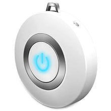 Load image into Gallery viewer, Usb Portable Wearable Air Purifier Negative Ion Freshener Necklace White
