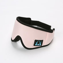 Cargar imagen en el visor de la galería, 2 In 1 Wireless Eye Mask And Headphones For Sleep Travel Entertainment Pink
