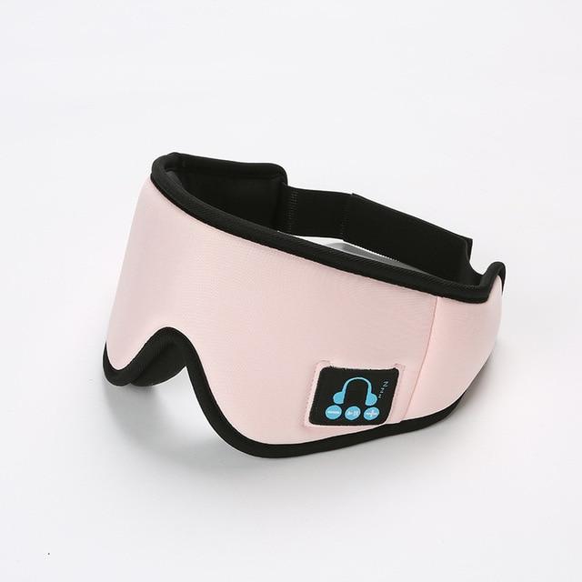 2 In 1 Wireless Eye Mask And Headphones For Sleep Travel Entertainment Pink