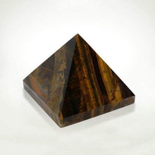 Load image into Gallery viewer, Pyramids - Light Stream™ Infused Tiger Eye Pyramid
