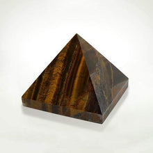 Load image into Gallery viewer, Pyramids - Light Stream™ Infused Tiger Eye Pyramid
