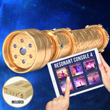 Load image into Gallery viewer, Resonant Wand™ Gold System Plus with Resonant Console 4
