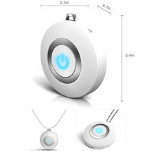Load image into Gallery viewer, Usb Portable Wearable Air Purifier Negative Ion Freshener Necklace
